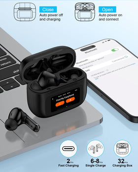 AILKIN USB-C charging cable included for convenient charging