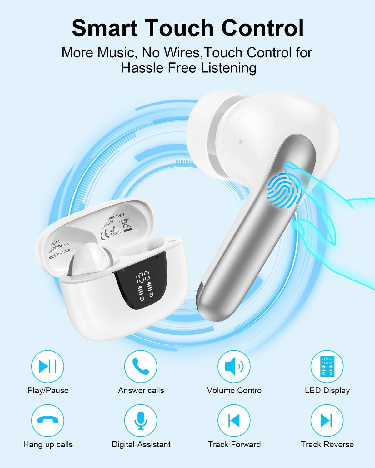 AILKIN earbuds deliver immersive sound via 13mm drivers.