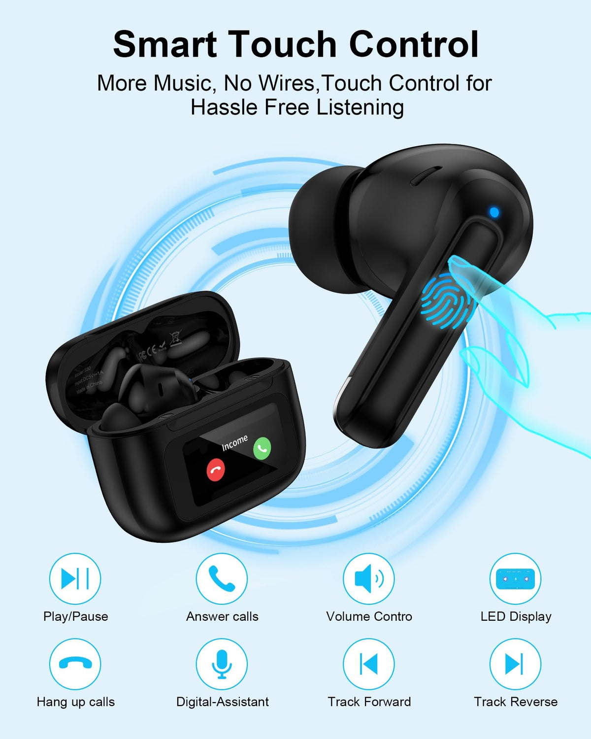 AILKIN IPX7 waterproof earbuds withstand sweat and rain during workouts
