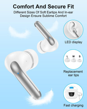 AILKIN earbuds tested against sweat with IPX7 waterproof protection.