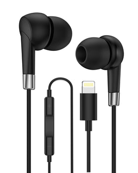 AILKIN Lightning Earbuds with compact design for portable daily listening