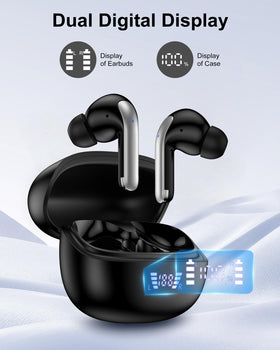 AILKIN Pixel 10a Buds ear pieces inside the charging case.