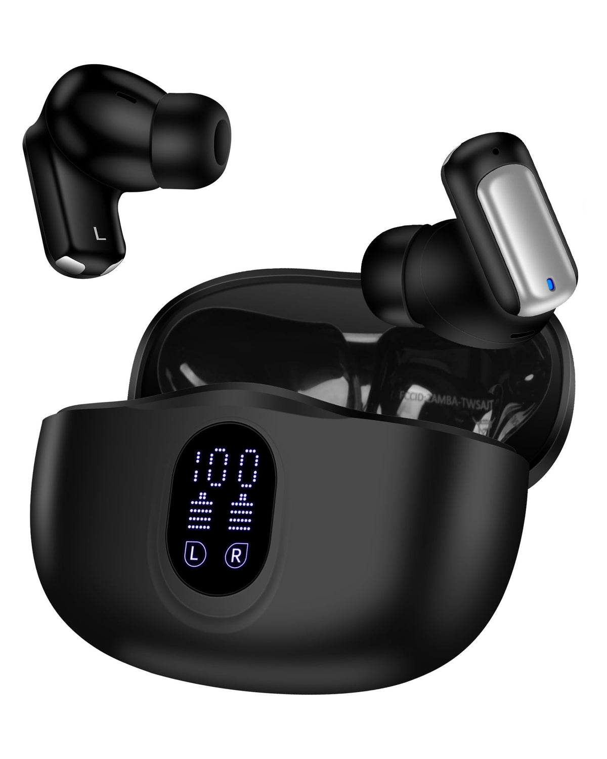AILKIN S74 charging case front view for quick on-the-go top-ups.