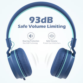 AILIHEN I35 blue travel-ready headphones for car trips