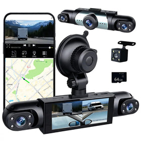 AILVKANG Y108WiFi+64G front view for clear 1080P footage of the road ahead.