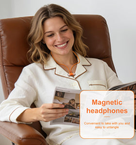 AILZPXX earbuds with compact carrying case for convenient travel protection.