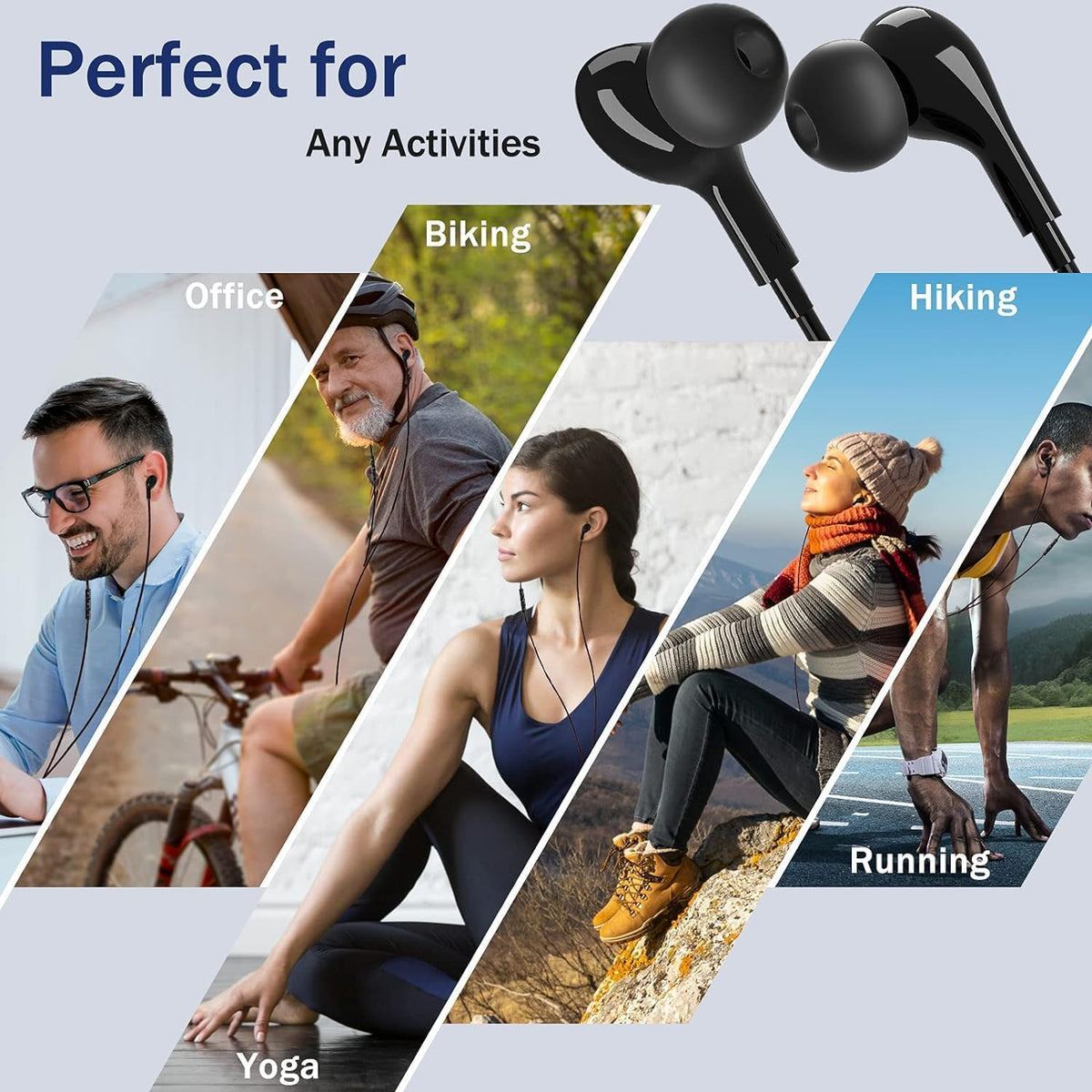 AILZPXX USB-C earbuds carrying case protects and organizes