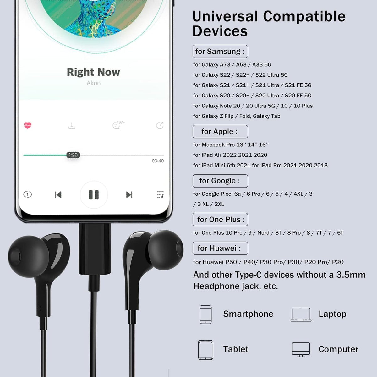 AILZPXX USB-C earbuds with DAC chip deliver balanced, clear sound