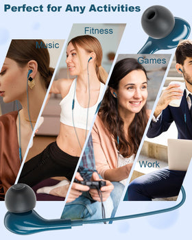 AILZPXX USB-C headphones with spare tips for a personalized fit