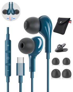 AILZPXX USB-C headphones with wide compatibility for universal device use
