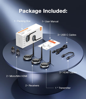 AIMIBO 2026 compatible devices setup with laptop and projector