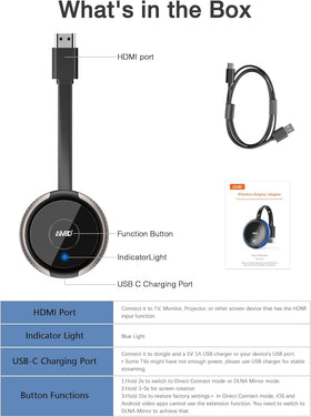 AIMIBO 4K adapter plug-and-play setup for effortless streaming