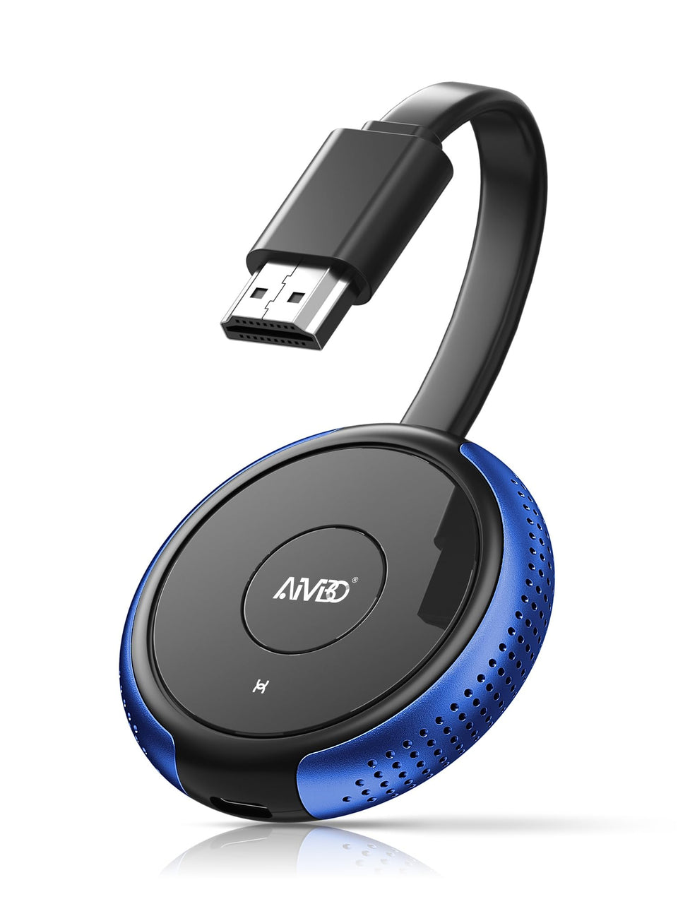 AIMIBO wireless display adapter setup demonstrating quick plug-and-play mirroring.