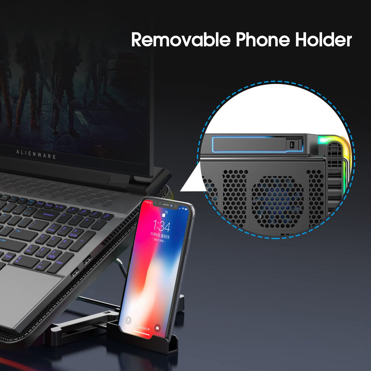 AIMIUZI 12-17 inch laptop compatibility including MacBook Pro and other brands.