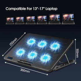 AIMIUZI USB powered operation for plug-and-play cooling.