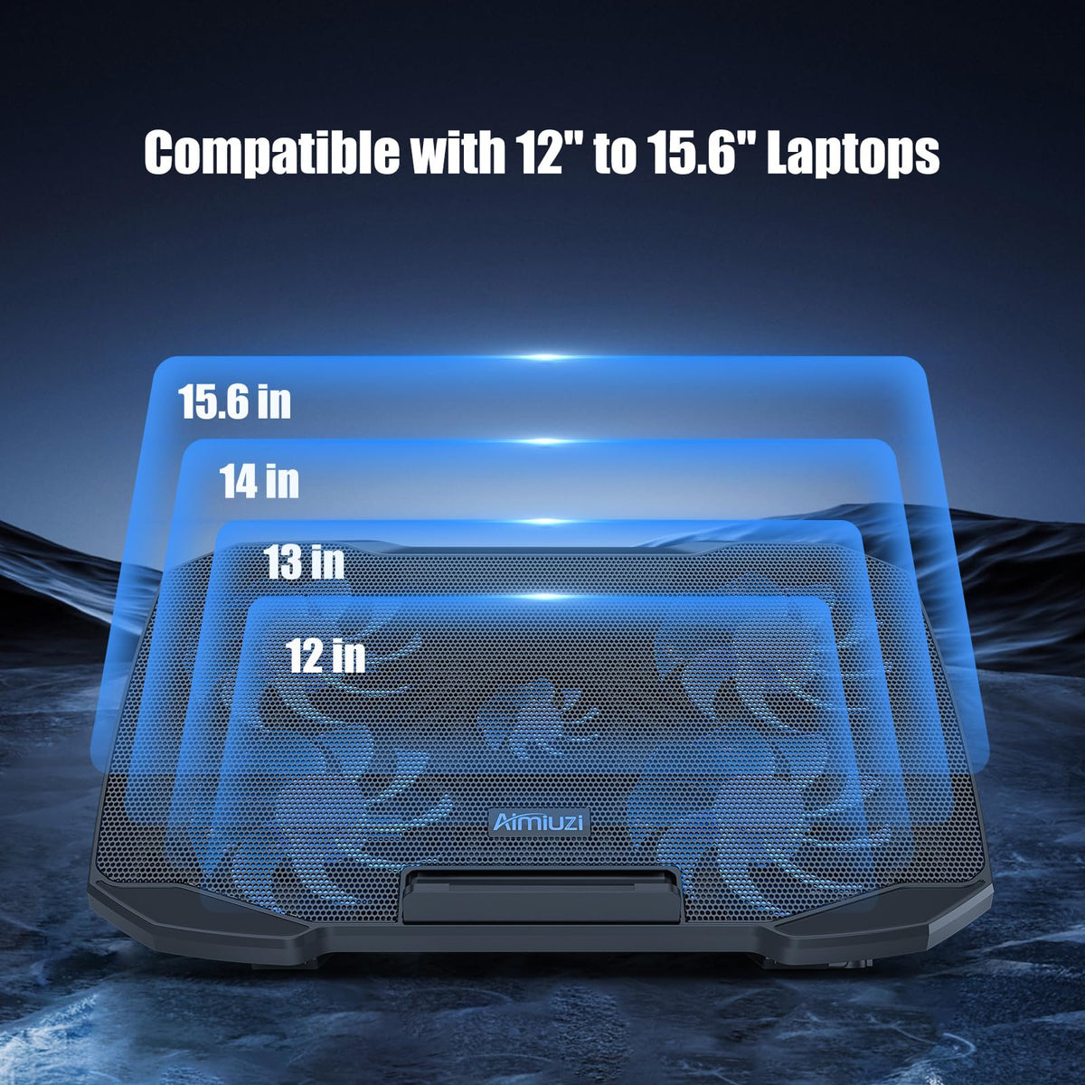 AIMIUZI USB powered operation with dual ports for convenience