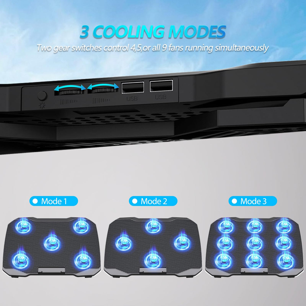 AIMIUZI fits laptops up to 17 inches for versatile gaming and work
