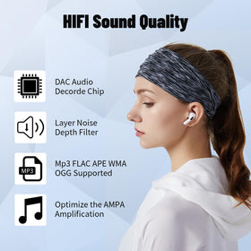 AiMoonsa earphones and included accessories for ready-to-use benefit