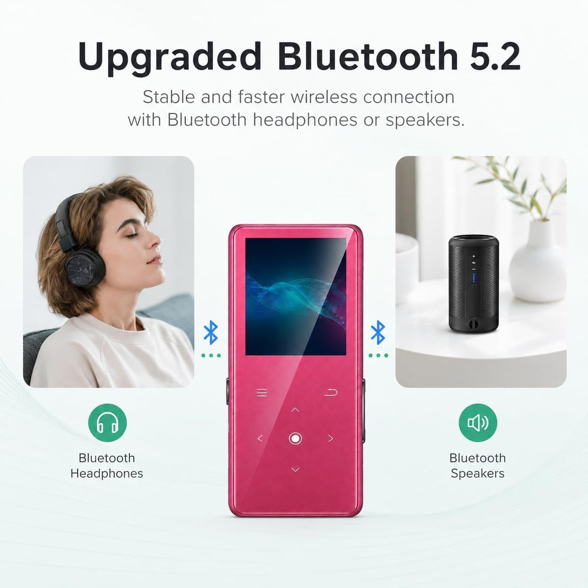 AiMoonsa touch buttons lit by backlight, easy nighttime control