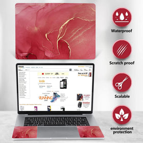 AIMSA decal application in progress showing easy trial-fit and bubble-free smoothing