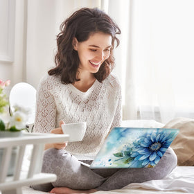 AIMSA laptop skin PVC material highlights durability and residue-free removal.