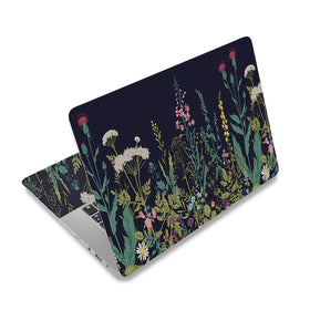 AIMSA floral laptop skin back-cover protects the lid and adds color.
