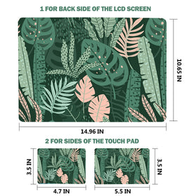 AIMSA package layout showing large decal and two pads for complete coverage