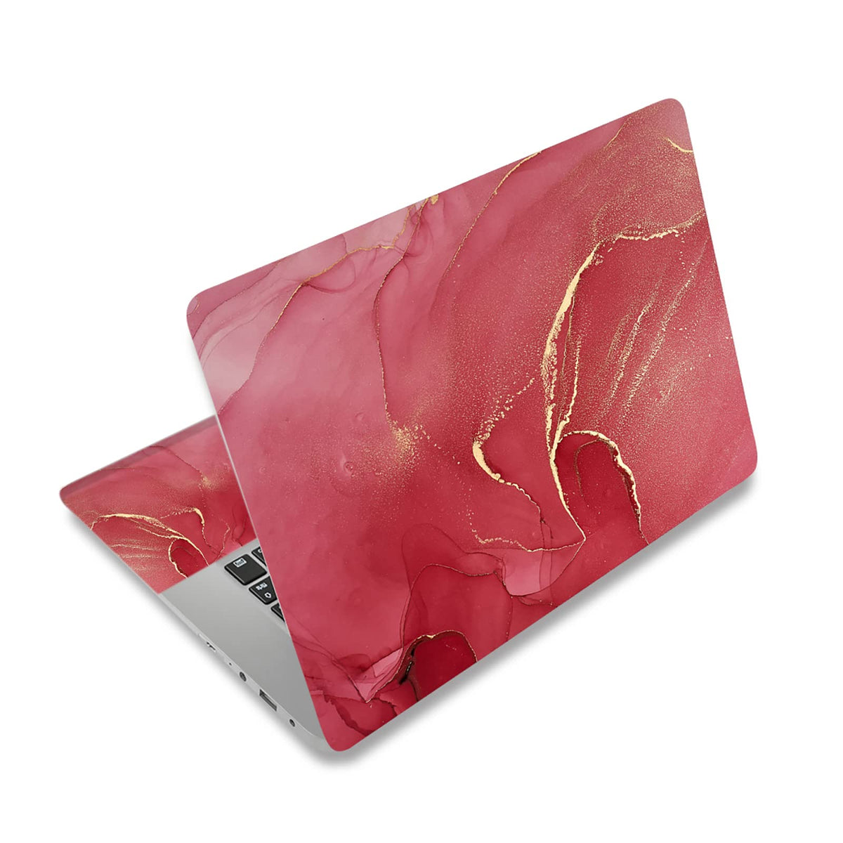 AIMSA red marble front cover showcasing vibrant design and surface protection