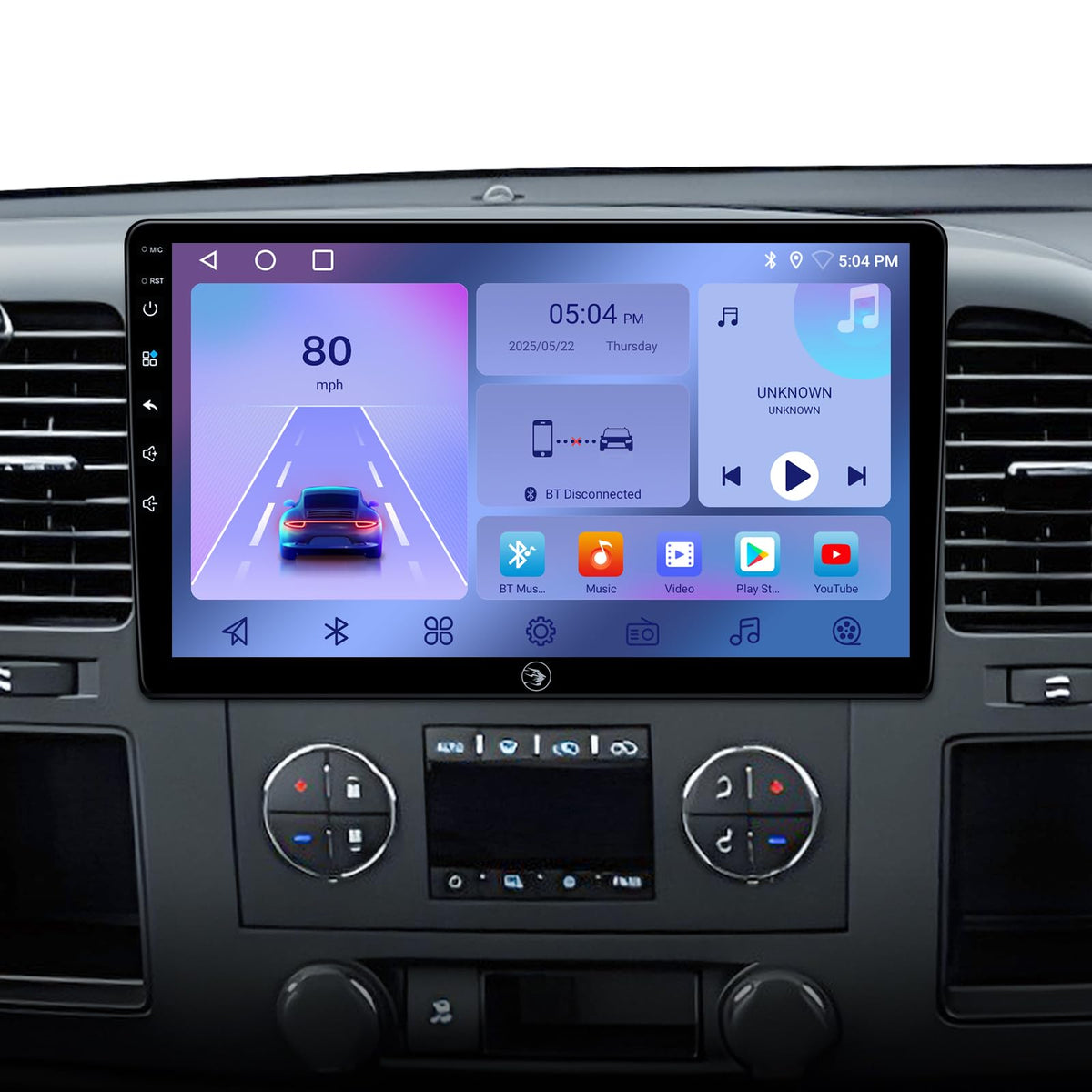 AINAVI 10-inch display carplay-android-auto for safer driving and easier access to apps