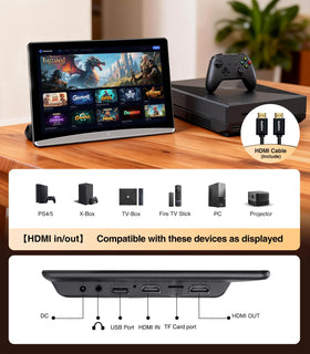 AINAVI 4K playback on 10.8-inch touchscreen delivers crisp video quality.