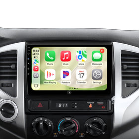 AINAVI 64G car radio with 9-inch touchscreen in Toyota Tacoma boosts navigation and media control