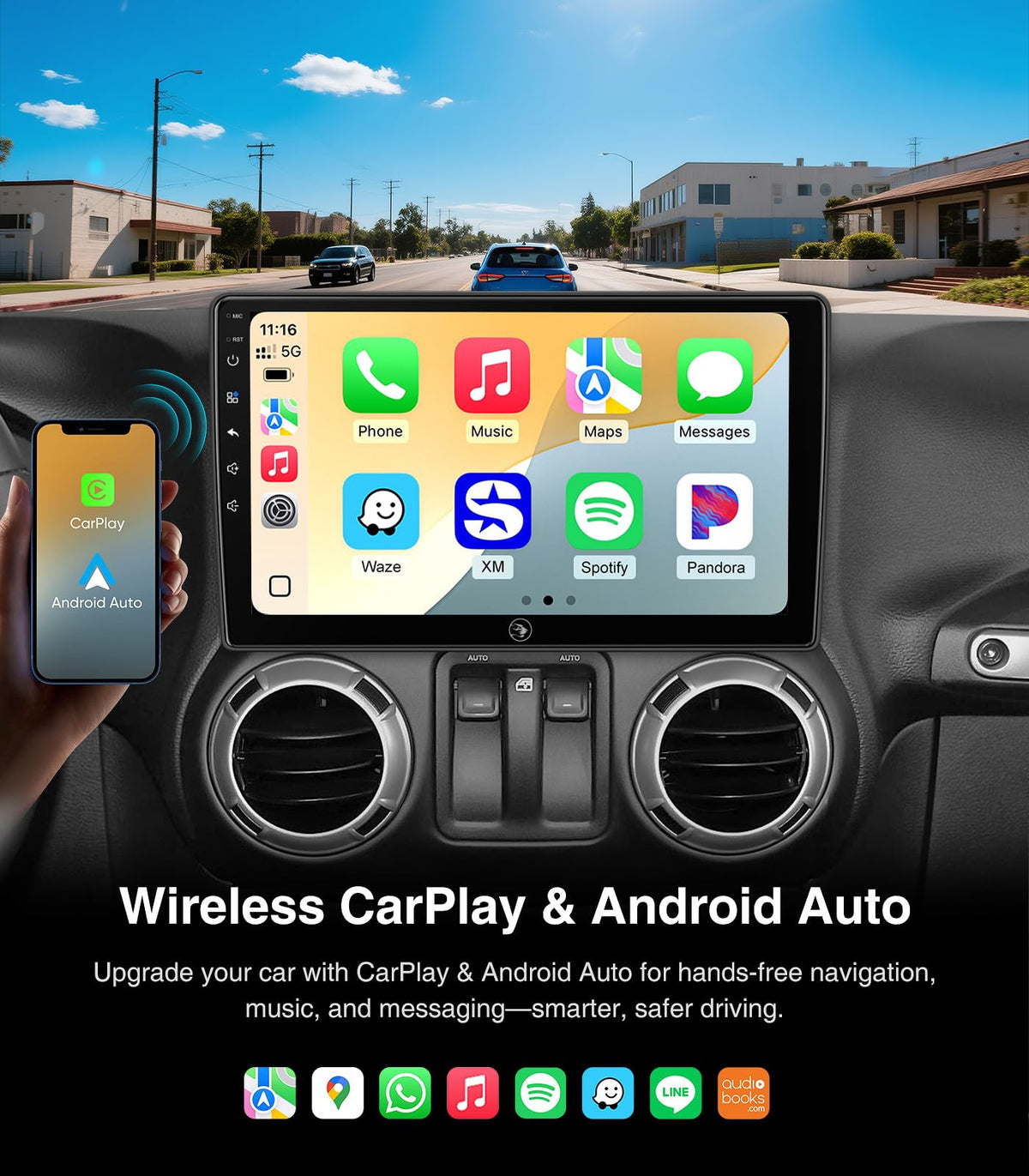 AINAVI GPS navigation with offline maps for reliable routing even offline