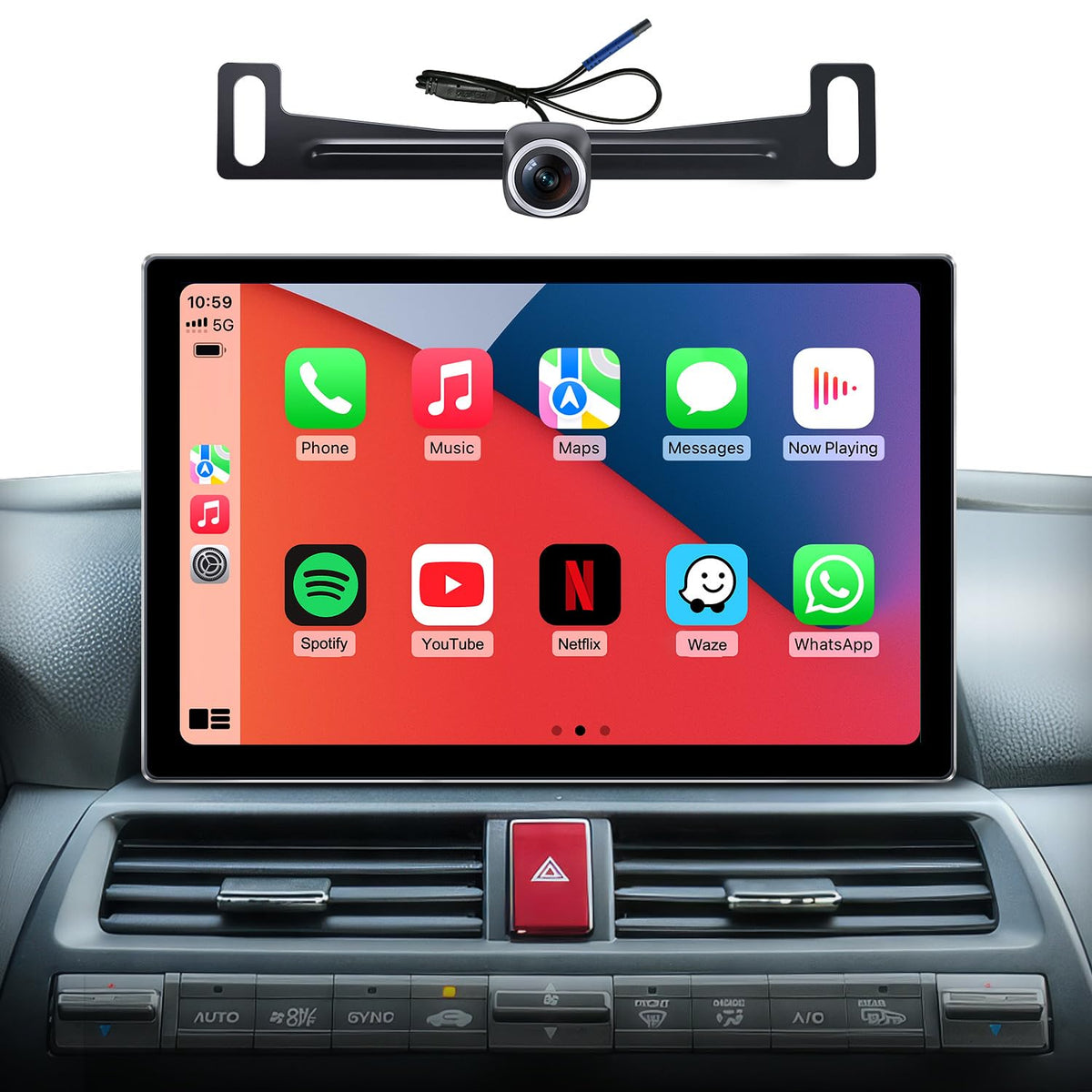 AINAVIGO 11.5-inch HD touchscreen for clear navigation and multimedia control.