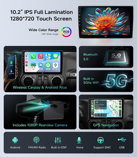 AINAVIGO FM radio with traffic updates helps you stay informed