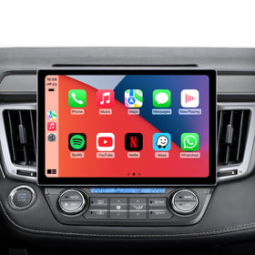 AINAVIGO Rav4 11.5-inch display front view, showcasing a modern infotainment upgrade.