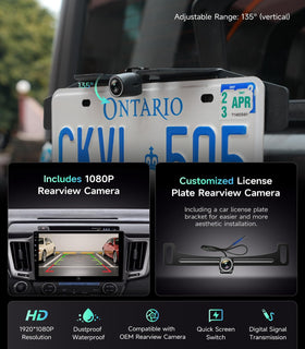 AINAVIGO Rav4 2013-2018 built in GPS navigation interface for reliable routing