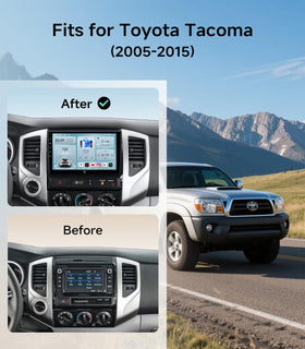 AINAVIGO Tacoma wireless CarPlay and Android Auto for hands-free navigation