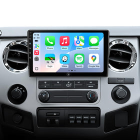 AINAVITO 10-inch dash unit installed in Ford F-150 for a modern cockpit upgrade