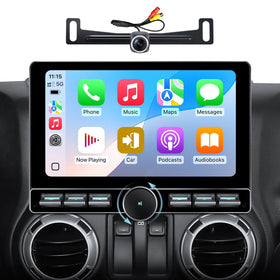 AINAVITO 10-inch QLED display for Jeep and Dodge enhances readability and navigation