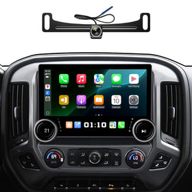 AINAVITO11.5 dashboard display showing clear navigation and media for Silverado