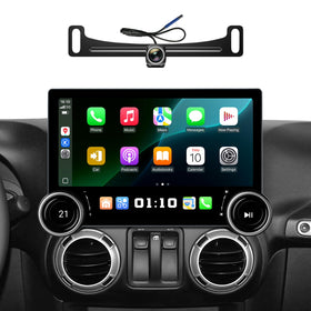 AINAVITO 11.5-inch dual knob display for Jeep Wrangler JK with clear visuals