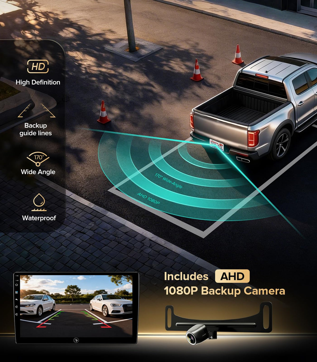 AINAVITO 5G WiFi connectivity keeps maps and apps online