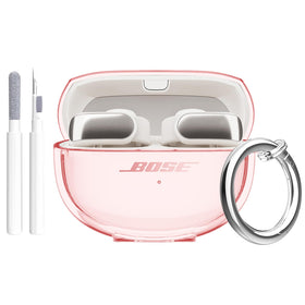 Aircawin Bose Ultra Open Earbuds clear TPU case showing pristine transparency