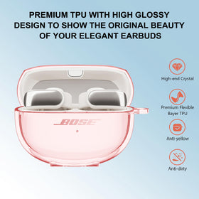 Aircawin Bose Ultra Open Earbuds case front LED remains visible during charging