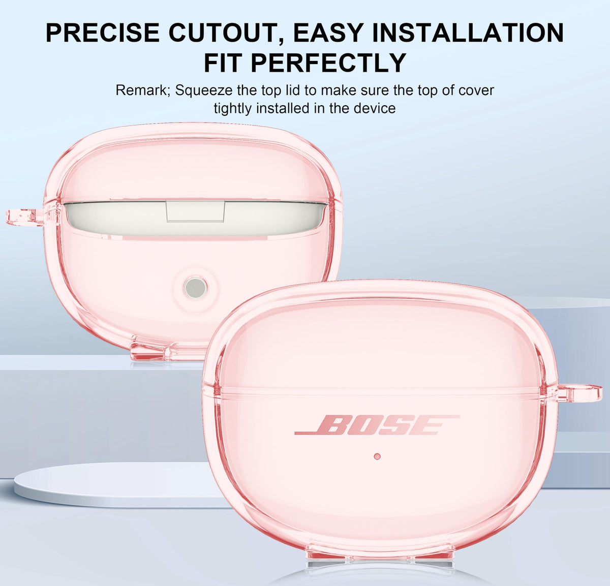 Aircawin case with hingeless design for easy installation and pairing
