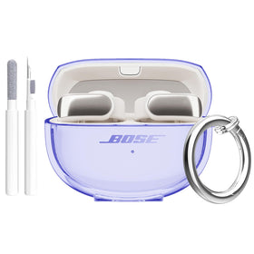 Aircawin Bose Ultra Open Earbuds clear TPU case showing the transparent protection.