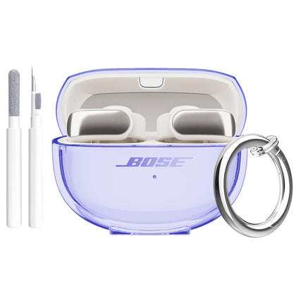 Aircawin Bose Ultra Open Earbuds clear TPU case showing the transparent protection.