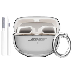 Aircawin Bose Ultra Open Earbuds case clear front view showing crystal clarity and protection