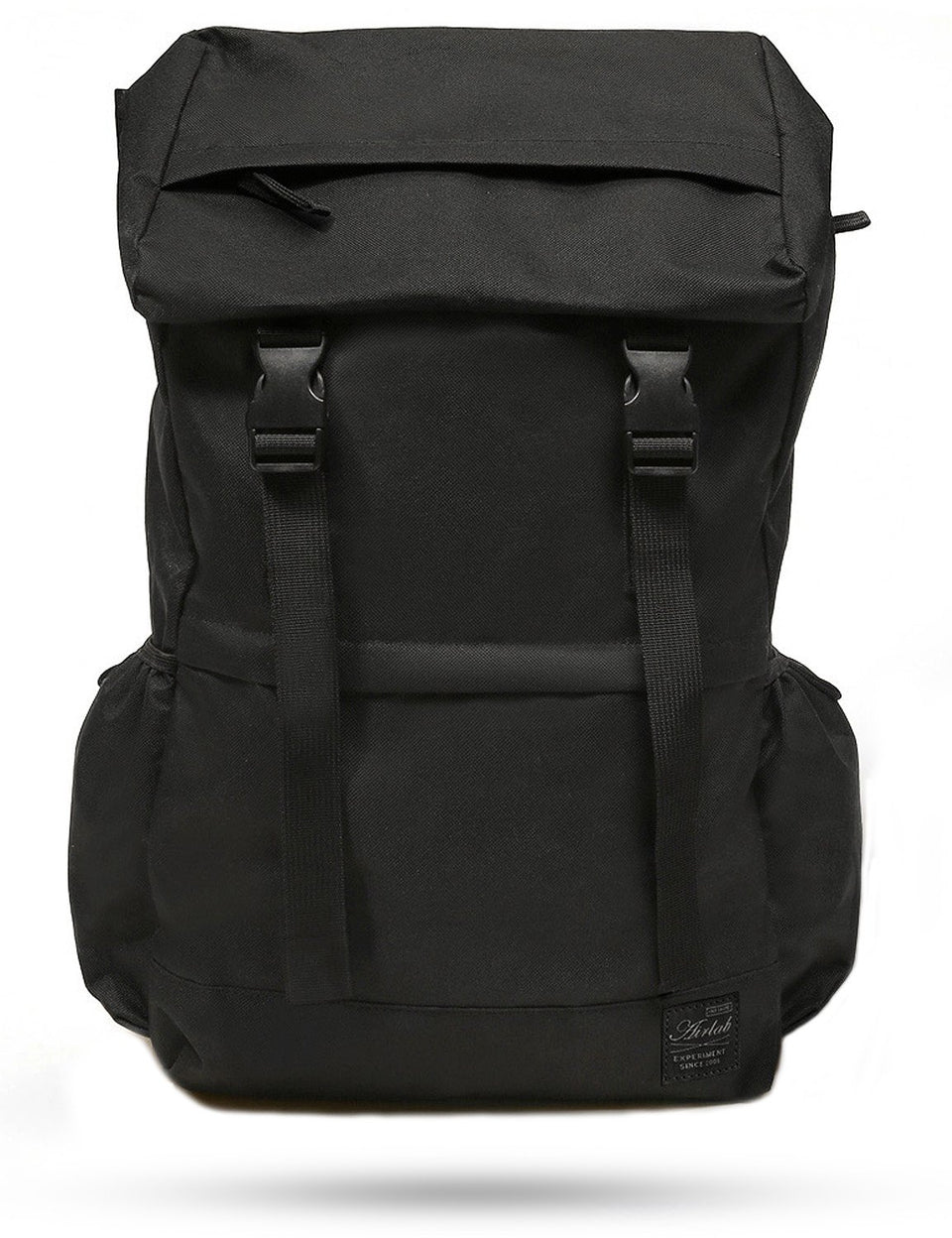 Airlab Rucksack with large-capacity main compartment for clothes and devices.