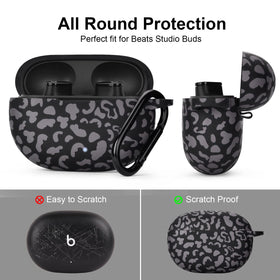 AIRSPO leopard-pattern cover protecting against bumps and scratches.